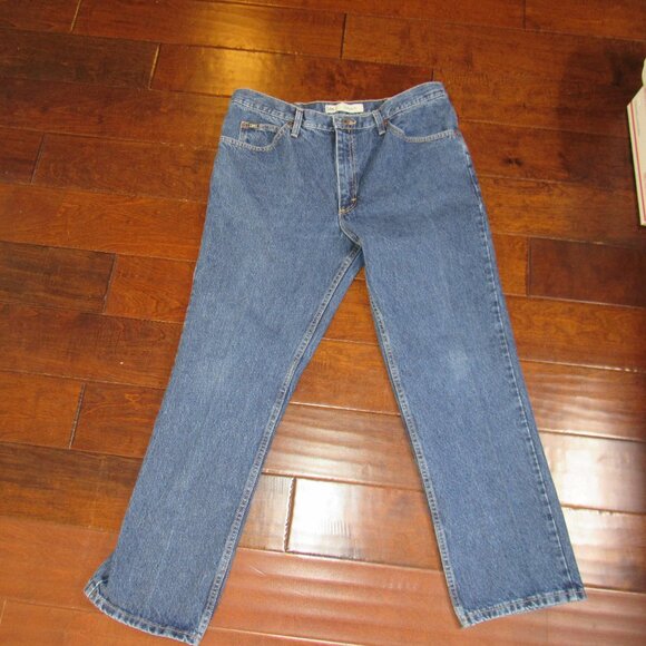 Lee Jeans Men Size 38 X 30 Blue Denim Regular Fit Medium Wash Western Normcore G - Picture 1 of 15